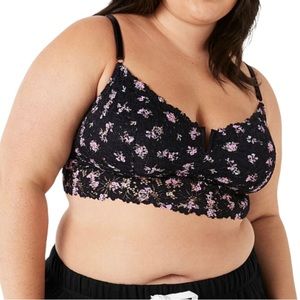 VS Pink lace bustier NWT